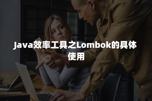 ​Java效率工具之Lombok的具体使用